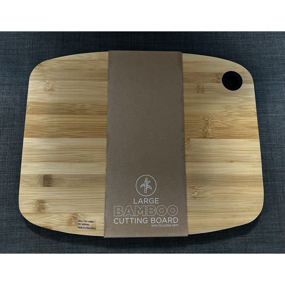 The Bear TV Show Bamboo Cutting Board Large with Silicone Grip FX Hulu